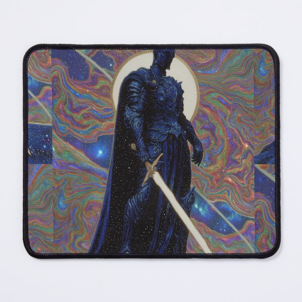 Item preview, Dark fantasy - Stellar Warrior : Cosmic Melody Art designed and sold by 1stmachinarium.