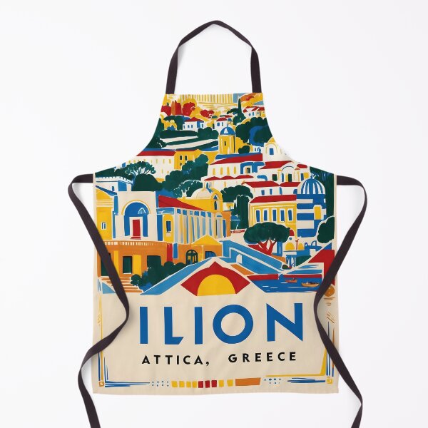 Item preview, Ilion Attica Greece Vintage Travel Retro Tourism designed and sold by TravelersGems.