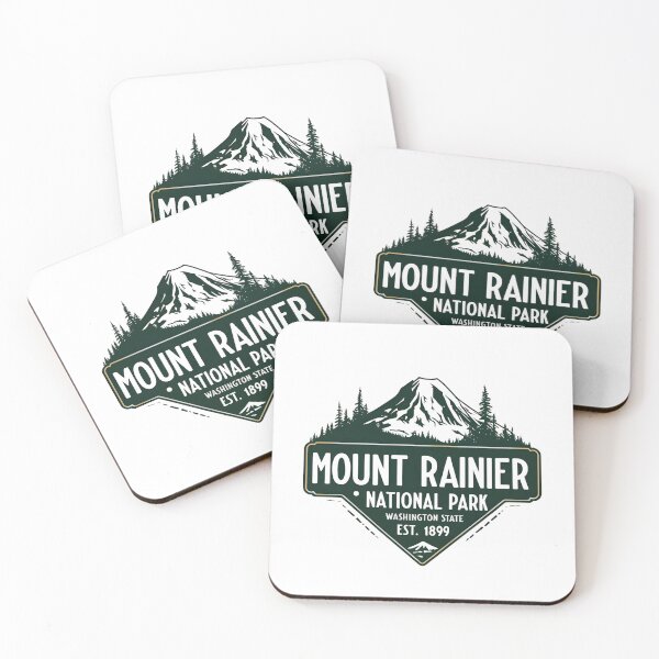 Item preview, Mount Rainier National Park - Washington - US  designed and sold by GoodOldVintage.