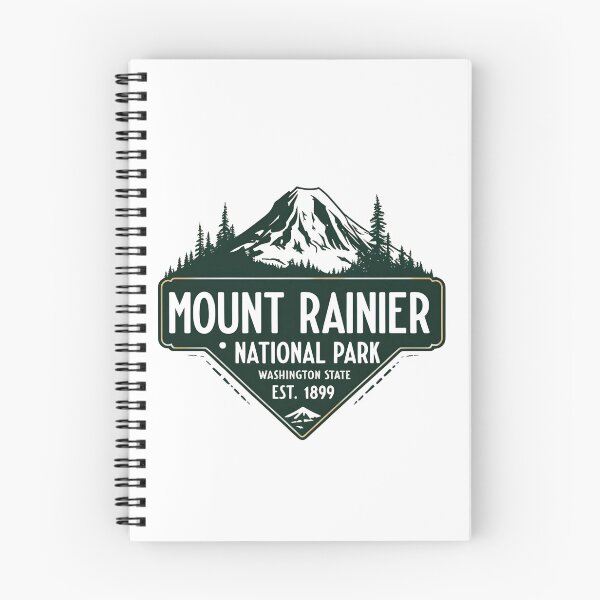 Item preview, Mount Rainier National Park - Washington - US  designed and sold by GoodOldVintage.