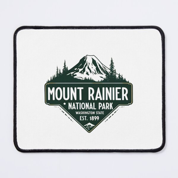 Item preview, Mount Rainier National Park - Washington - US  designed and sold by GoodOldVintage.