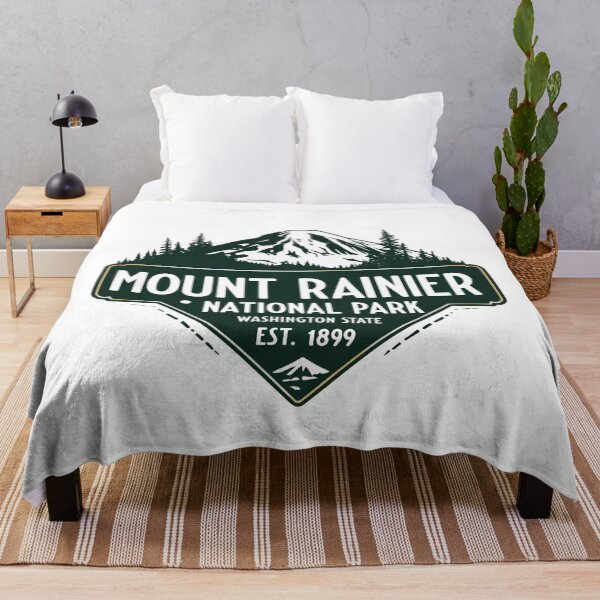Item preview, Mount Rainier National Park - Washington - US  designed and sold by GoodOldVintage.