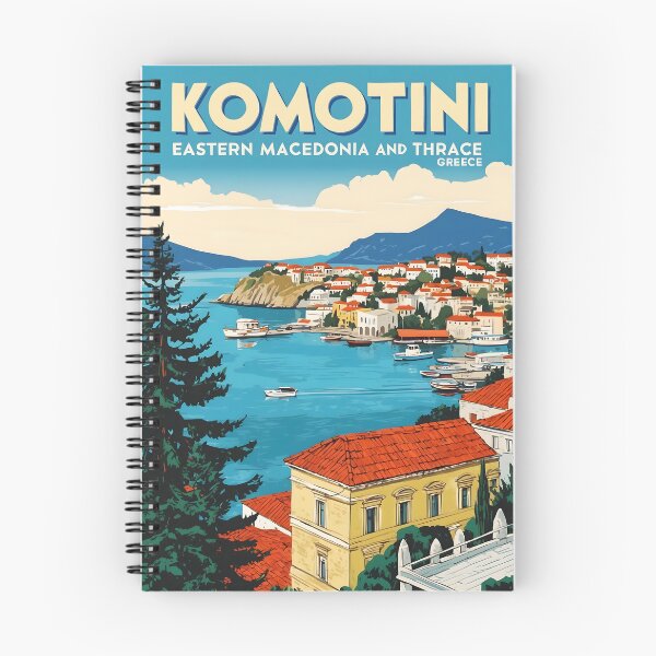 Item preview, Komotini Eastern Macedonia and Thrace Greece Vintage Travel Retro Tourism designed and sold by TravelersGems.