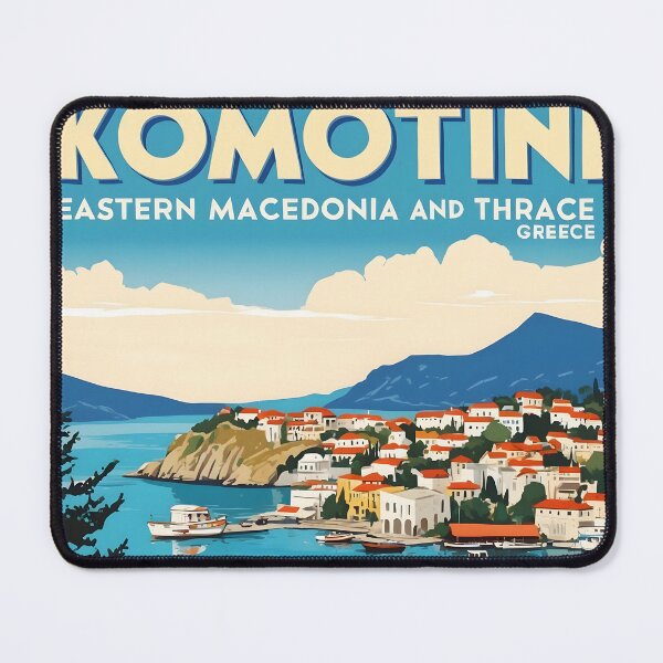 Item preview, Komotini Eastern Macedonia and Thrace Greece Vintage Travel Retro Tourism designed and sold by TravelersGems.