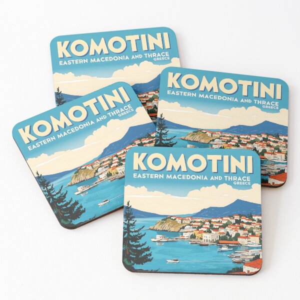 Item preview, Komotini Eastern Macedonia and Thrace Greece Vintage Travel Retro Tourism designed and sold by TravelersGems.