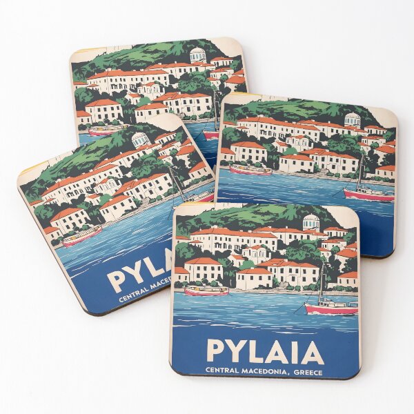 Item preview, Pylaia Central Macedonia Greece Vintage Travel Retro Tourism designed and sold by TravelersGems.