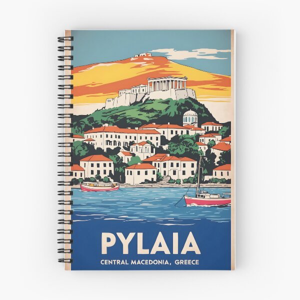 Item preview, Pylaia Central Macedonia Greece Vintage Travel Retro Tourism designed and sold by TravelersGems.
