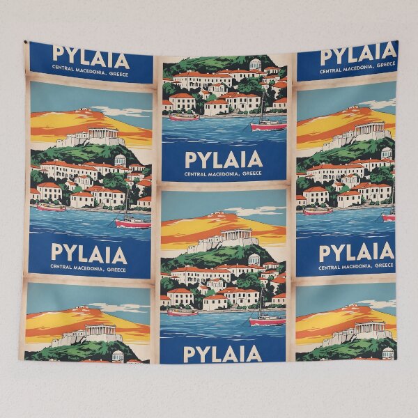Item preview, Pylaia Central Macedonia Greece Vintage Travel Retro Tourism designed and sold by TravelersGems.