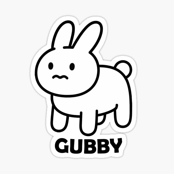Item preview, Copy of Gubby – Meme Bunny Icon Shirt (No Shadow) designed and sold by TyxShop.
