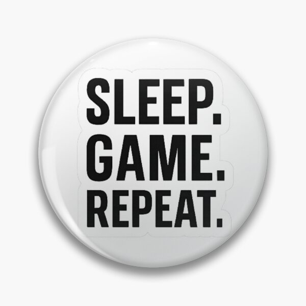 Item preview, Sleep Game Repeat - Gamer Life Cycle designed and sold by pommyyark.