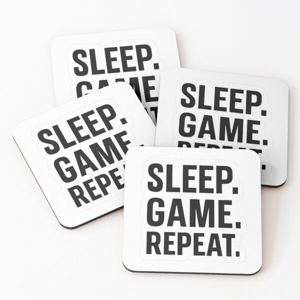 Item preview, Sleep Game Repeat - Gamer Life Cycle designed and sold by pommyyark.