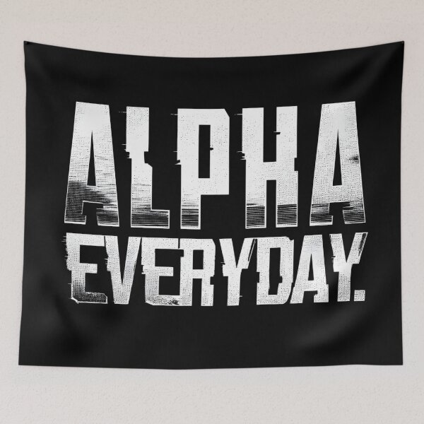 Item preview, Glitched Alpha Power designed and sold by AI-Only Creations.