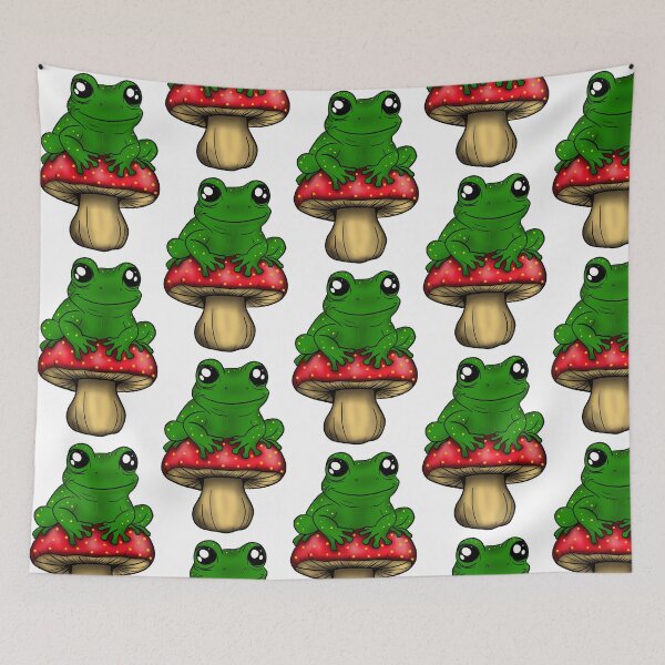 Item preview, Froggy mushroom designed and sold by Anydem.