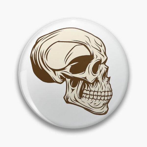 Item preview, Vintage Anatomical Skull Side Profile Illustration designed and sold by ArtfulWeave.