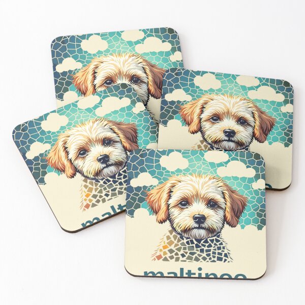 Item preview, Maltipoo paiting designed and sold by Code Pet sometimes Sleep.