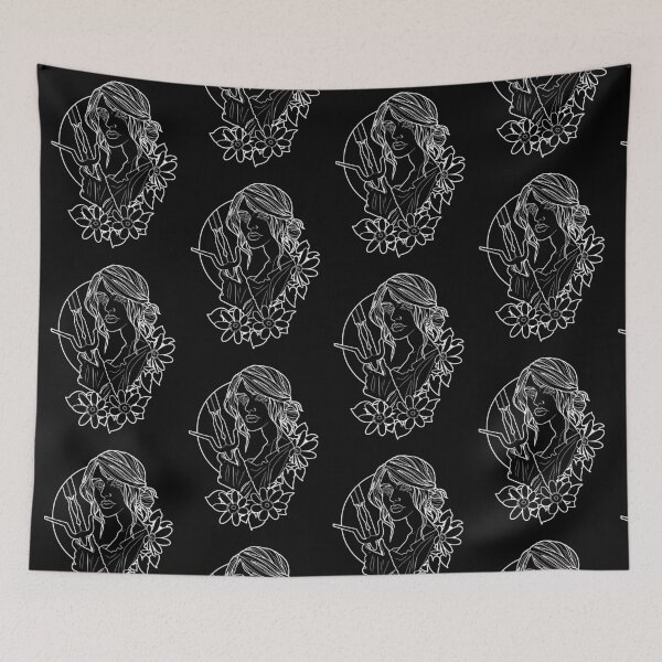 Item preview, Ciri Witcher 3 (White Lines) designed and sold by nirners.