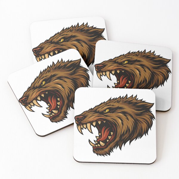 Item preview, Ferocious Roaring Bear Head Traditional Tattoo Art designed and sold by ArtfulWeave.