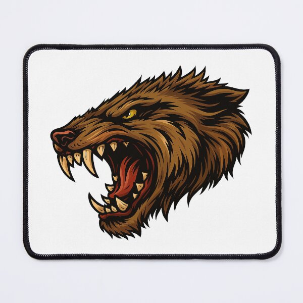 Item preview, Ferocious Roaring Bear Head Traditional Tattoo Art designed and sold by ArtfulWeave.