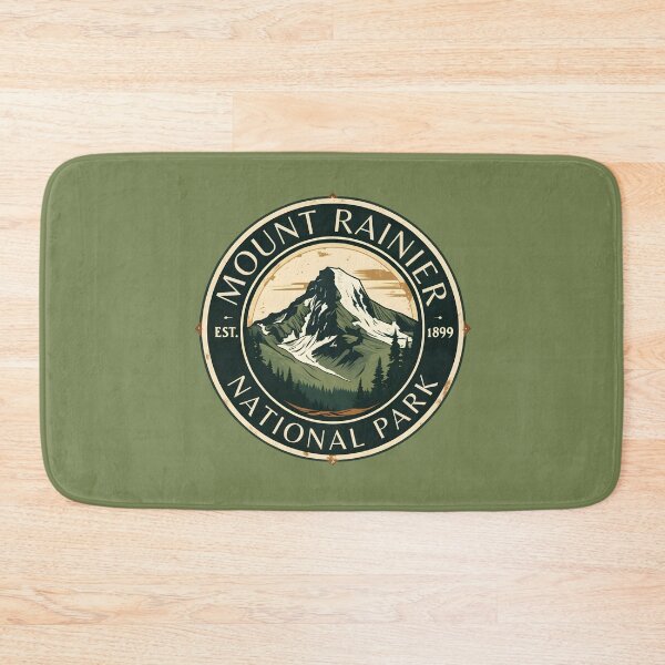 Item preview, Mount Rainier National Park - Washington - US  designed and sold by GoodOldVintage.