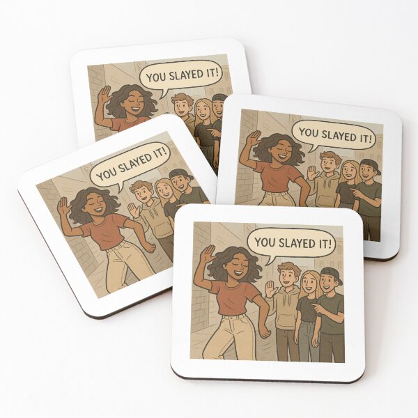 Item preview, You slayed it! designed and sold by Felt & Spoken.
