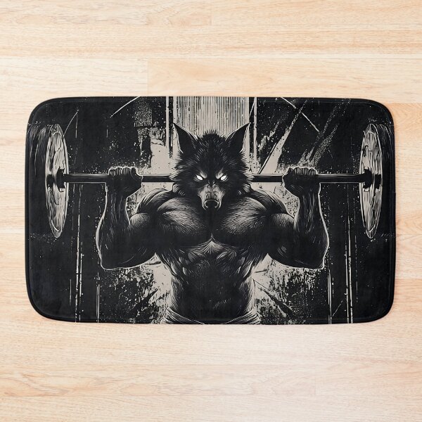 Item preview, Lone Wolf Deadlift Beast designed and sold by AI-Only Creations.