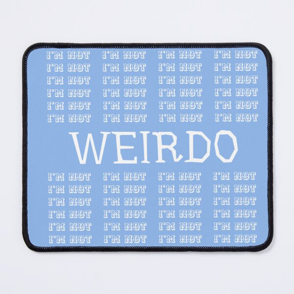 Item preview, WEIRDO – Playful Anti-Aesthetic Typography Art designed and sold by LoversEyes.