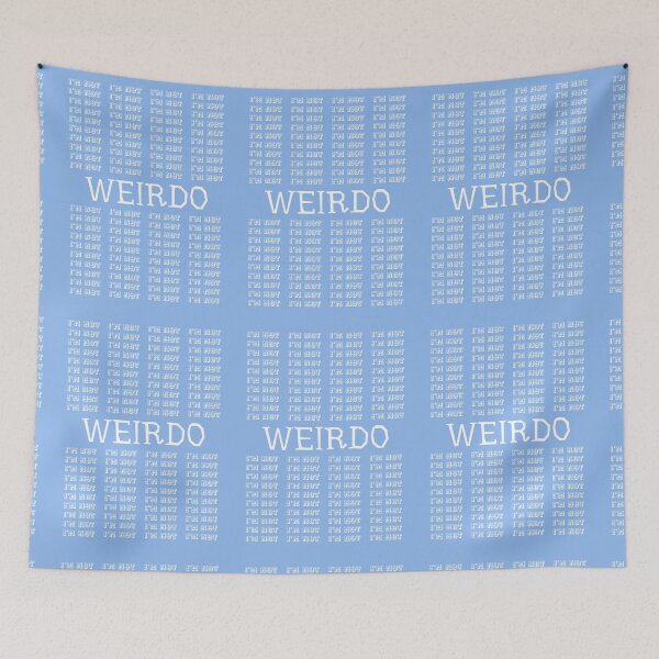 Item preview, WEIRDO – Playful Anti-Aesthetic Typography Art designed and sold by LoversEyes.