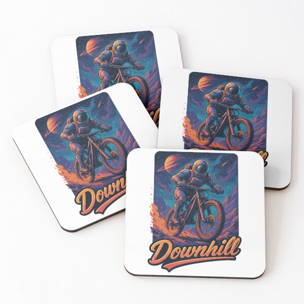 Artikelvorschau, MTB Mountainbiking Downhill Astronaut Geschenk entworfen und verkauft von Pineapple-Tree.