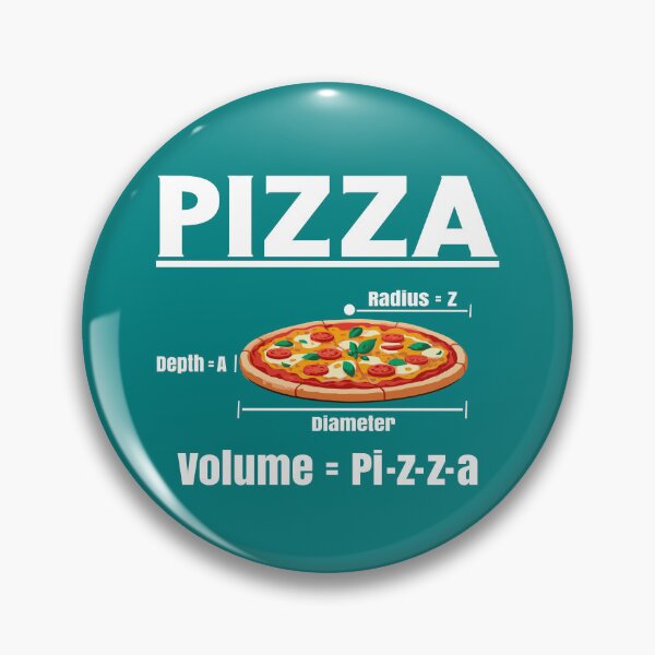 Item preview, Maths Nerd Pizza Lovers Volume Formula Geek Math Teacher designed and sold by Colorfulman.