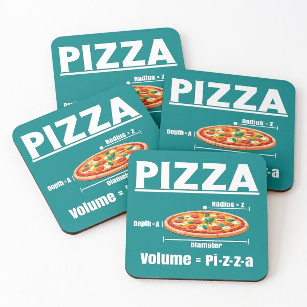 Item preview, Maths Nerd Pizza Lovers Volume Formula Geek Math Teacher designed and sold by Colorfulman.
