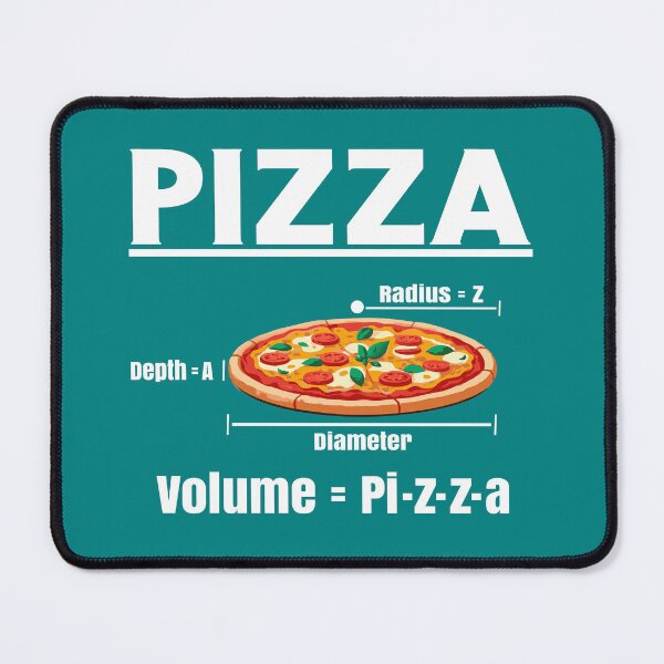 Item preview, Maths Nerd Pizza Lovers Volume Formula Geek Math Teacher designed and sold by Colorfulman.