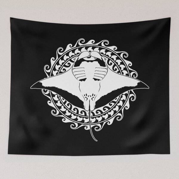 Item preview, Manta Ray Polynesian Tribal designed and sold by NicGrayGraphic.