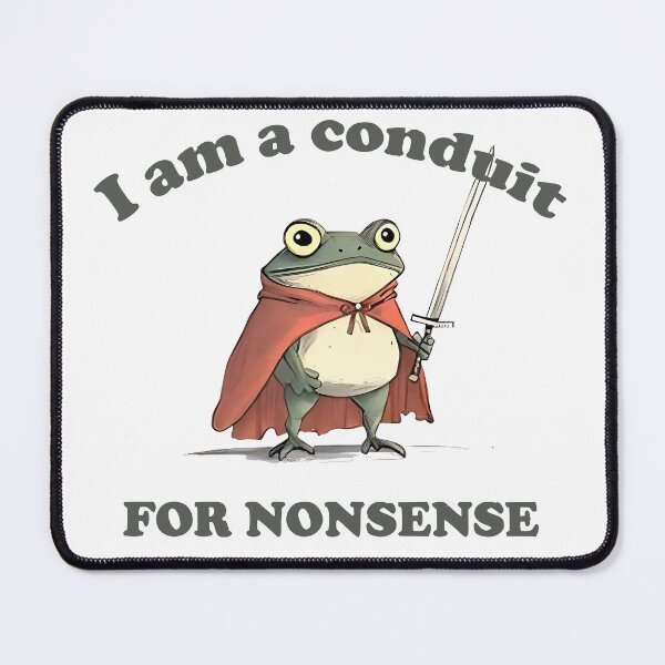 Item preview, I Am a Conduit for Nonsense T-shirt. Comfort Colors Funny Weirdcore Sayings Unique Tshirt Tee Adults Men Women Meme Graphic Humor Sarcastic designed and sold by CrinoSwice.