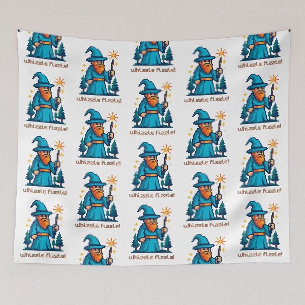 Item preview, 8-bit wizard open source designed and sold by EmsiPrintVault.