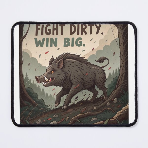 Item preview, FIGHT DIRTY WIN BIG designed and sold by WILDWEAR COLLECTION.