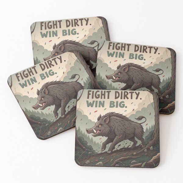 Item preview, FIGHT DIRTY WIN BIG  designed and sold by WILDWEAR COLLECTION.