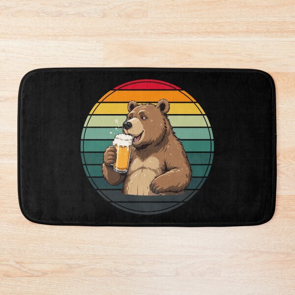 Item preview, Funny Drinking Bear Clipart for Party, Dad Gifts & Bar Decor designed and sold by sssweetness.