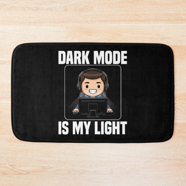 Item preview, DARK MODE IS MY LIGHT - PROGRAMMER GIFT designed and sold by KEF Custom.