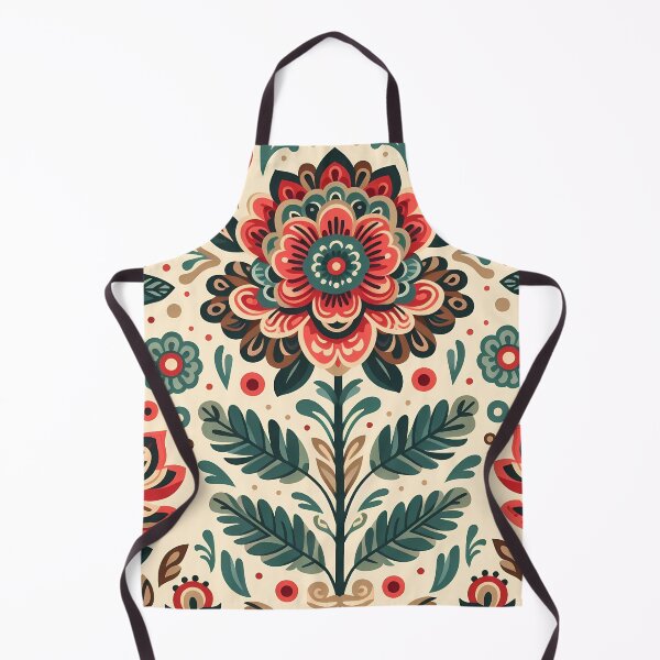 Item preview, Intricate Rosemåling Floral Pattern - Scandinavian Folk Art by heidiannemorris © designed and sold by FOLK ART FUSION by heidiannemorris.