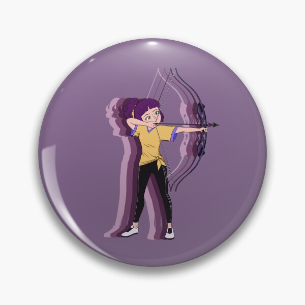 Item preview, A Female Archer with Dark Purple Background  designed and sold by KiyaSketches.
