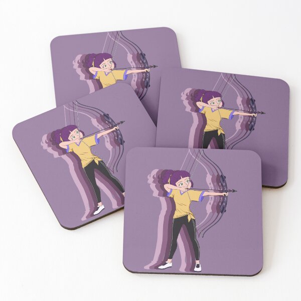 Item preview, A Female Archer with Dark Purple Background  designed and sold by KiyaSketches.