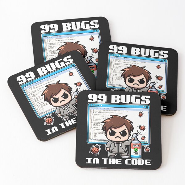 Item preview, 99 BUGS IN THE CODE - PROGRAMMER GIFT designed and sold by KEF Custom.