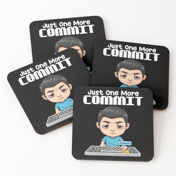 Item preview, JUST ONE MORE COMMIT - PROGRAMMER GIFT designed and sold by KEF Custom.