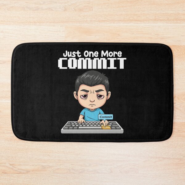 Item preview, JUST ONE MORE COMMIT - PROGRAMMER GIFT designed and sold by KEF Custom.