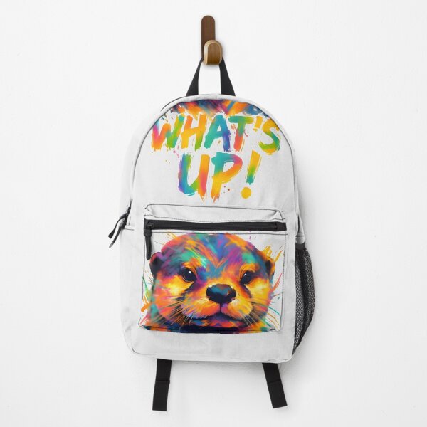 Item preview, Gift idea: Colorful otter – What’s Up! designed and sold by presentideaas.
