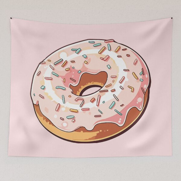 Item preview, Strawberry donut  designed and sold by BrownHorse90s.