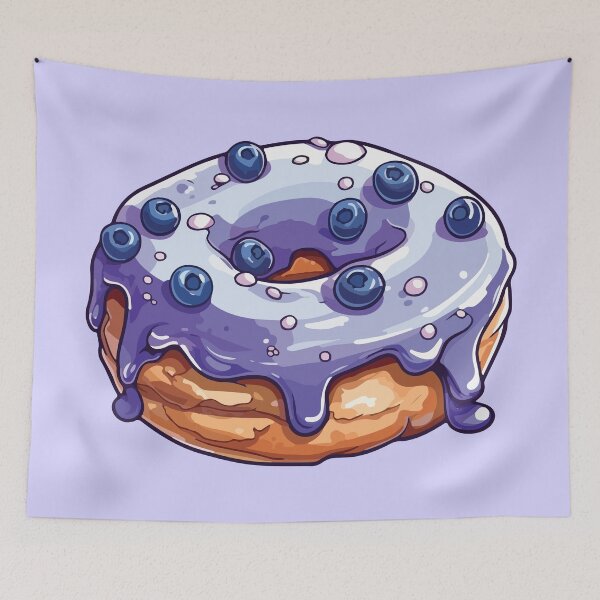 Item preview, Blue berry donut  designed and sold by BrownHorse90s.