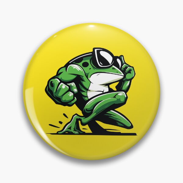 Item preview, Muscular Frog with glasses  designed and sold by BrownHorse90s.