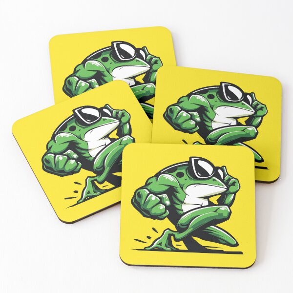 Item preview, Muscular Frog with glasses  designed and sold by BrownHorse90s.