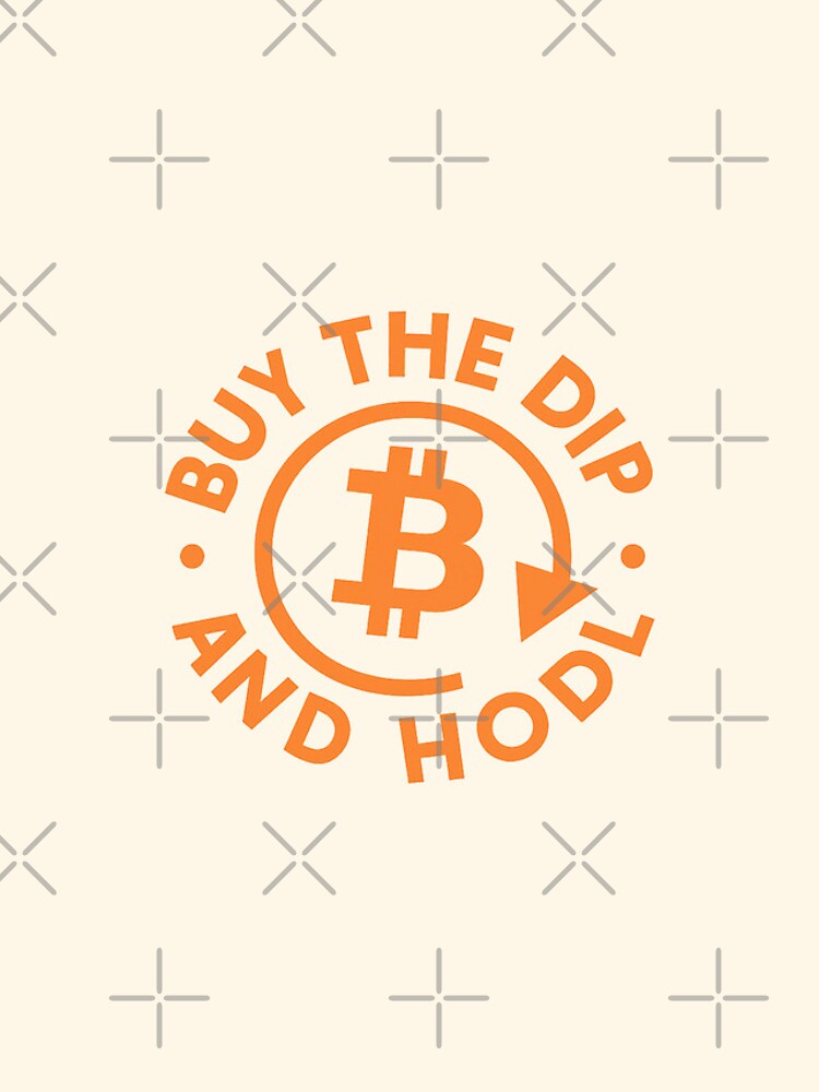 Bitcoin “Buy the Dip and HODL” iPhone Case